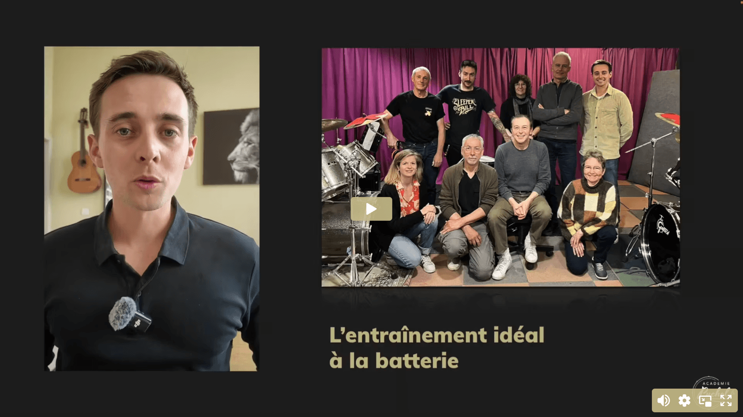 L’entraînement idéal à la batterie