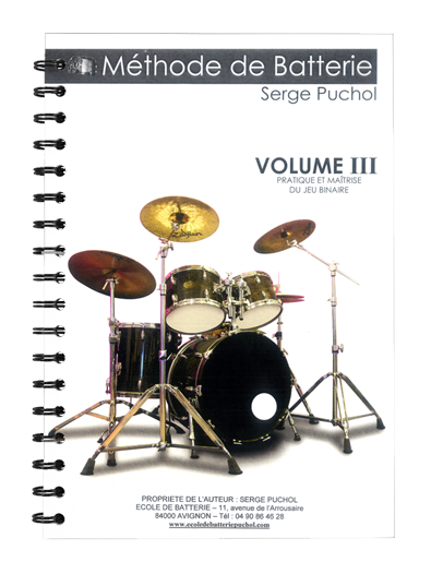 Volume 3 - Méthode de batterie Serge Puchol