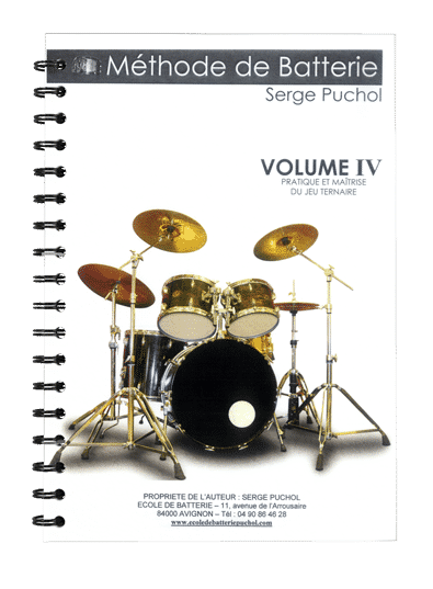 Volume 4 - Méthode de batterie Serge Puchol